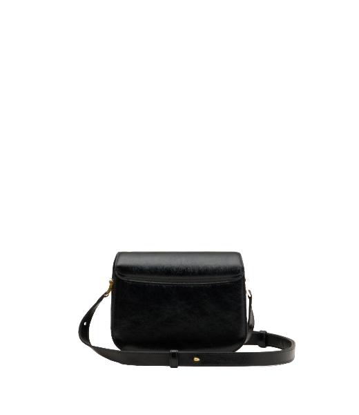 Black Leather Paris Paris Bag