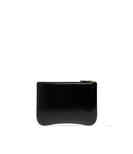 Black Leather Paris Paris Pouch