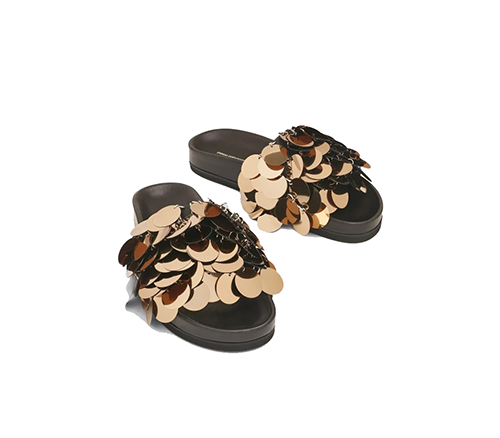 Gold Sparkle Sandal