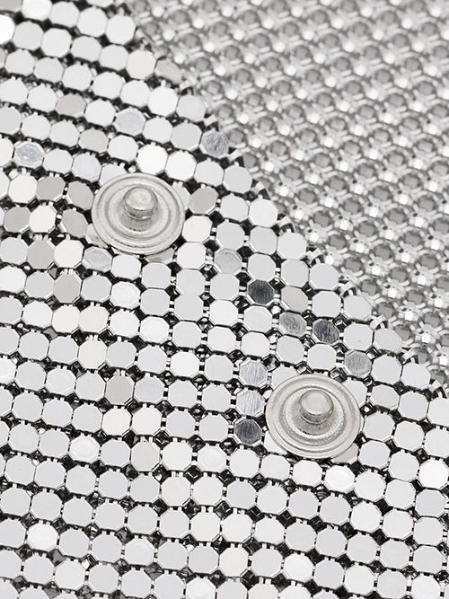 Pixel Silver Scarf
