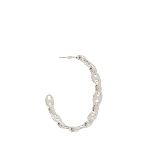 Silver Eight Nano Hoop