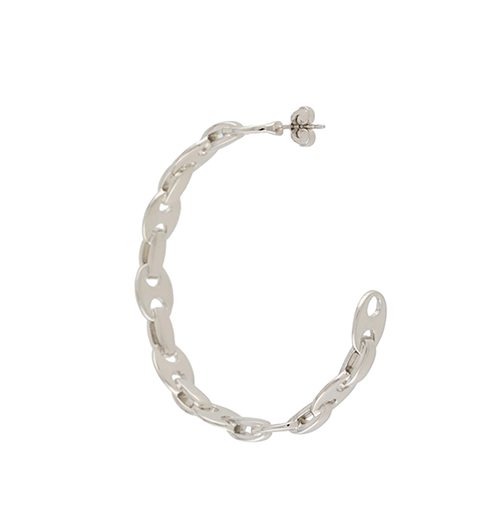 Silver Eight Nano Hoop