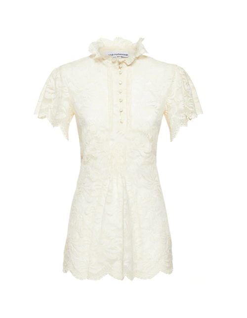 Ivory Short Sleeve Top