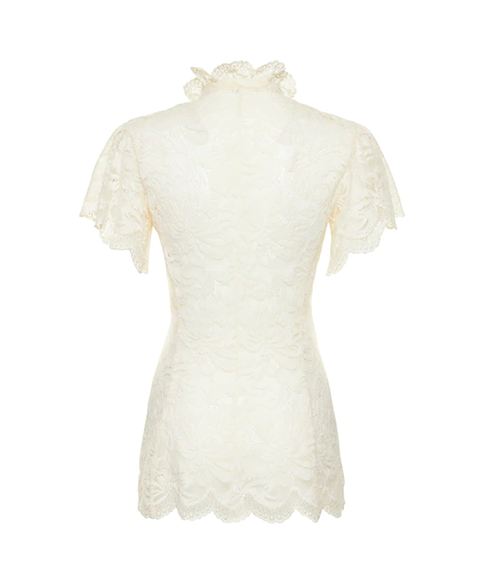 Ivory Short Sleeve Top