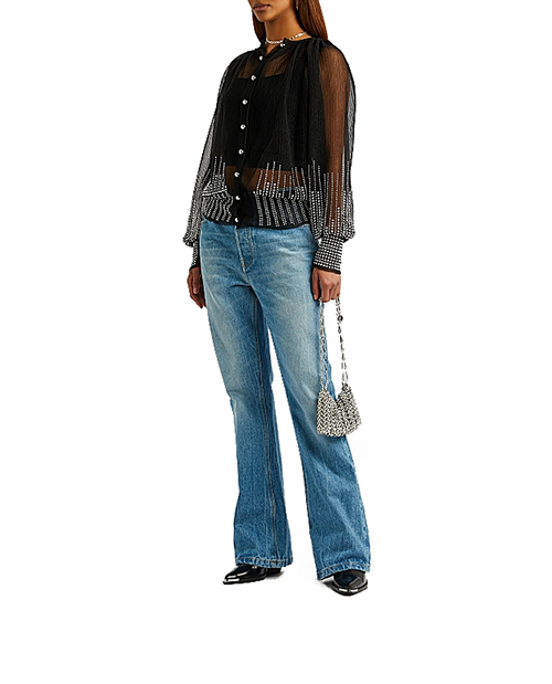 Paco Black Long Sleeve Cardigan
