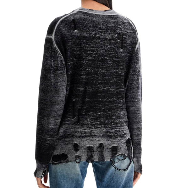Black Multi Boyfreind Cardigan