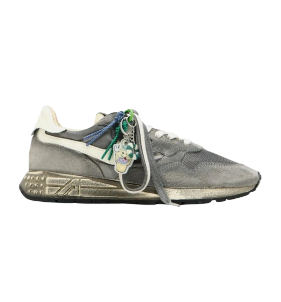 Black/White Suede Reelwind Super Vintage Low Woman