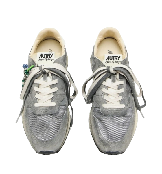 Black/White Suede Reelwind Super Vintage Low Woman