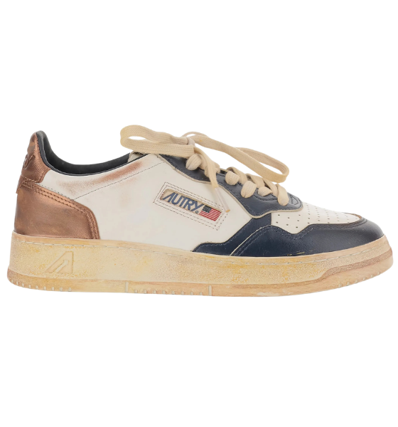 White/Brown/Space Leather Super Vintage Medalist Low Man