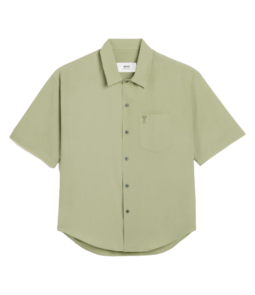 Camp Collar Short Sleeve Sage Shirt