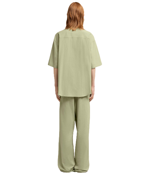 Camp Collar Short Sleeve Sage Shirt