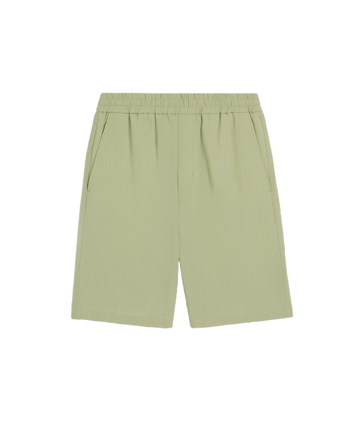 Elasticated Waist Bermuda Sage Shorts