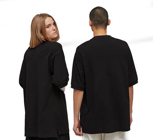 Y3 Black Crepe Pocket Tee