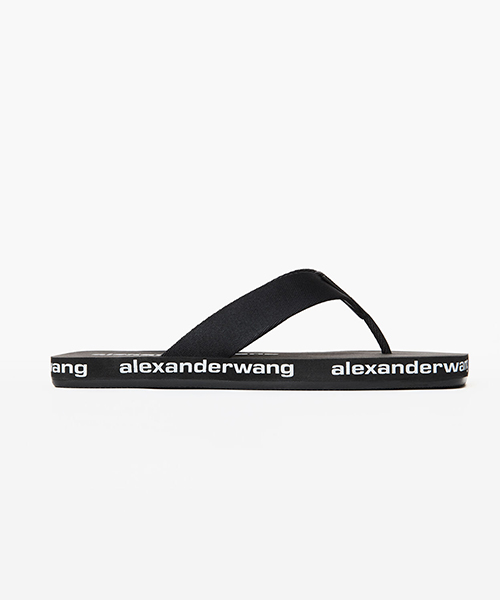 Aw Black Nylon Flip Flop