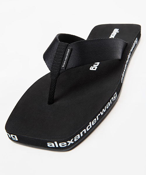 Aw Black Nylon Flip Flop