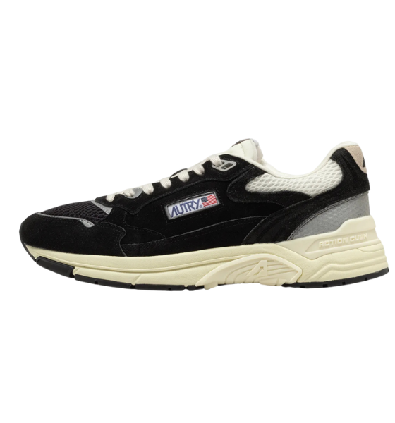 Hyperway Low Man  Suede/Mesh Black/Silver