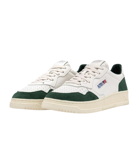 Medalist Low Man Goat/Suede Wht/Bottle