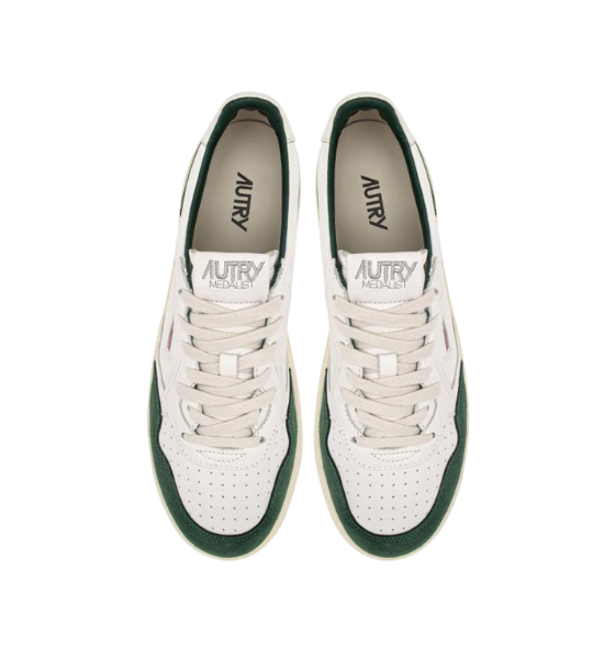 Medalist Low Man Goat/Suede Wht/Bottle