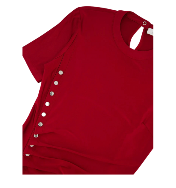 Ruby Red Robe Short Dress