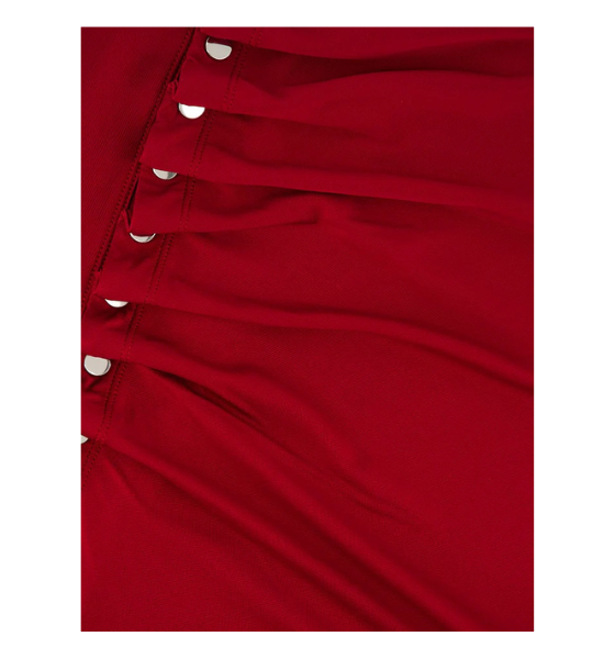 Ruby Red Robe Short Dress