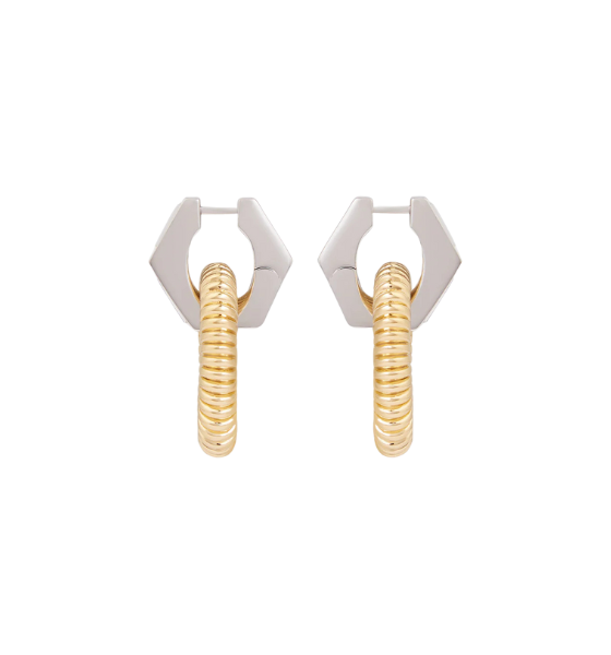 Gold/Crystal Boucle D'oreill