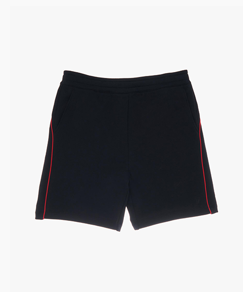 Black Piped Short