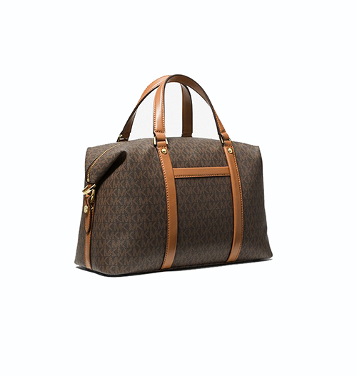 Medium Satchel Brown Logo