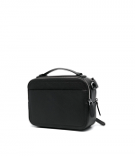 Black Leather Map Bag