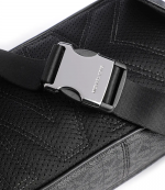 Slim Black Logo Belt Bag