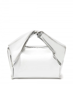 Silver Midi Twister Bag