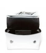 Silver Midi Twister Bag