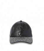 Black Baseball Cap With Crystal
