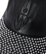 Black Baseball Cap With Crystal