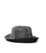 Black Bucket Hat With Crystal