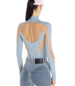 Light Blue Nude Bodysuit
