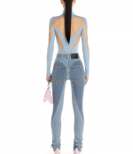 Light Blue Nude Bodysuit