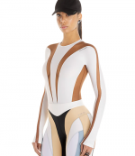 White Nude Bodysuit