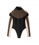 Black Nude Bodysuit