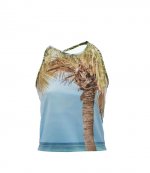 Blue Halterneck Top