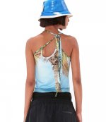 Blue Halterneck Top