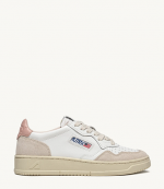 Medalist Low Leat Suede White/Pow Woman