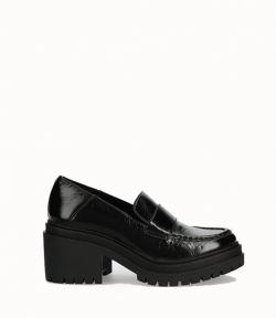 Rocco Heeled Leather Loafer