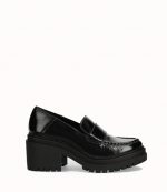 Rocco Heeled Leather Loafer