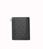 Black Logo Chain Wallet