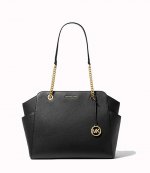 Jacquelyn Black Tote Bag