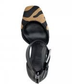 Black/ Leopard Barra Platform Ankle Pump