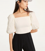 White Longsleeve Dkny Blouse