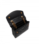 Black Leather Kensington Eye Bag