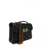 Black Leather Kensington Eye Bag