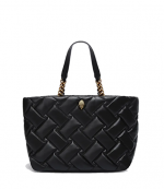 Black Kensington Soft Shopper Bag